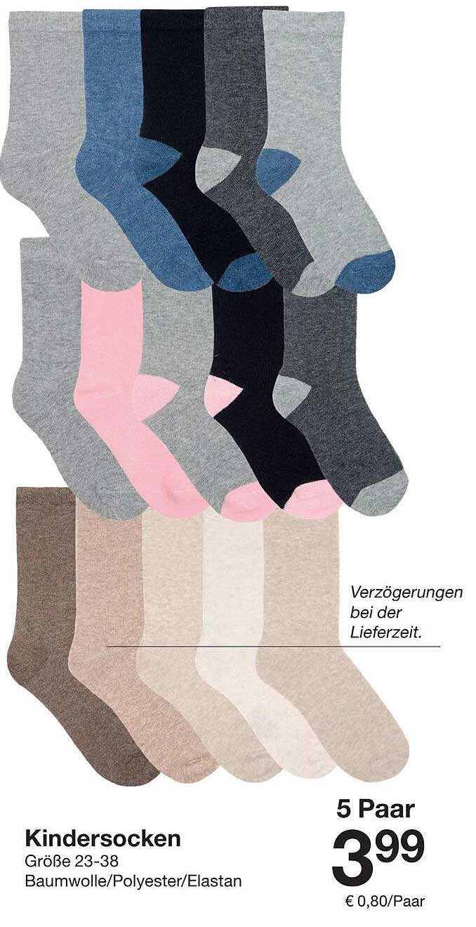 Kindersocken 5 Paar