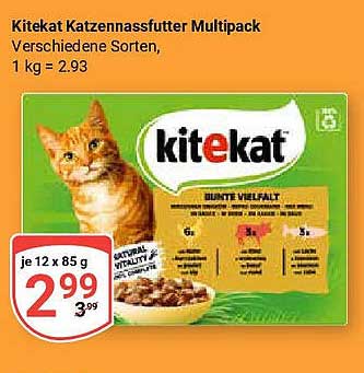 Kitekat Katzennassfutter Multipack - Bunte Vielfalt