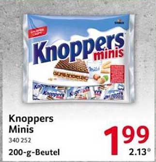 Knoppers Minis 200-g-Beutel