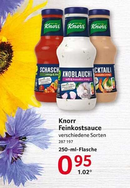 Knorr Feinkostsauce verschiedene Sorten 250-ml-Flasche