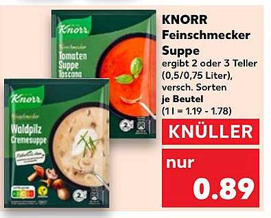 KNORR Feinschmecker Suppe