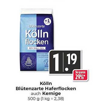 Kölln Blütenzarte Haferflocken 500 g