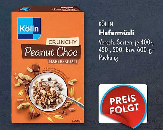 Kölln Crunchy Peanut Choc Hafermüsli - Verschiedene Sorten