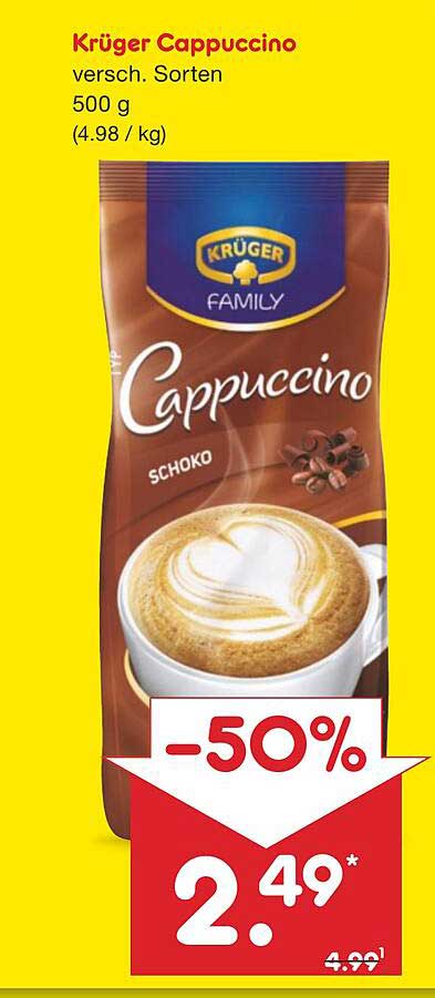 Krüger Cappuccino - versch. Sorten 500 g