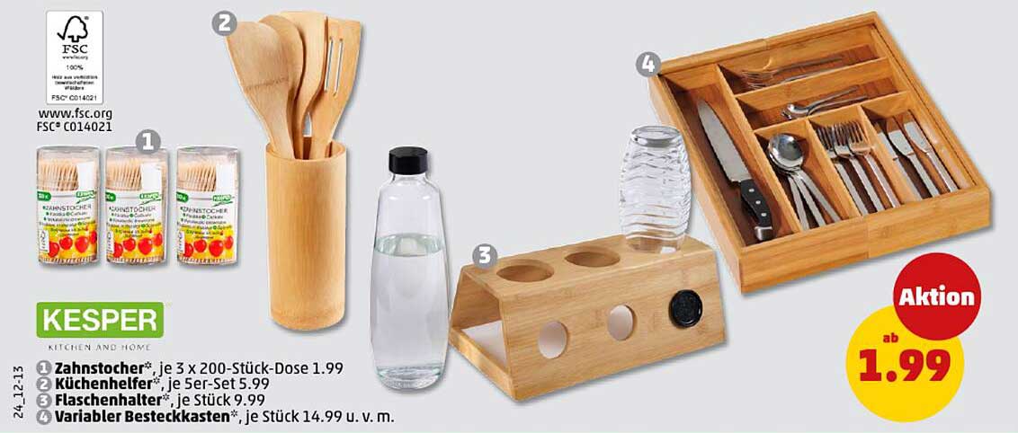 Küchenhelfer-Set im Angebot: 5-teilig für nur 5,99 €!