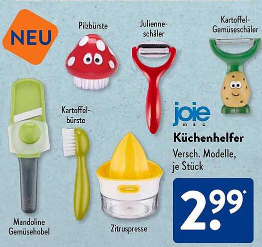 Küchenhelfer von Joie - Verschiedene Modelle, je Stück