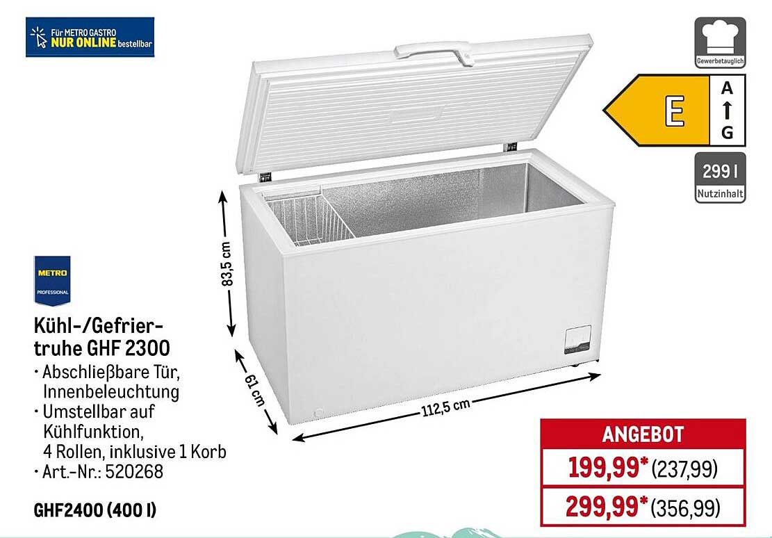 Kühl-/Gefriertruhe GHF 2300