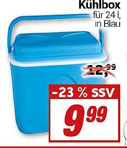 Kühlbox für 24 l, in Blau