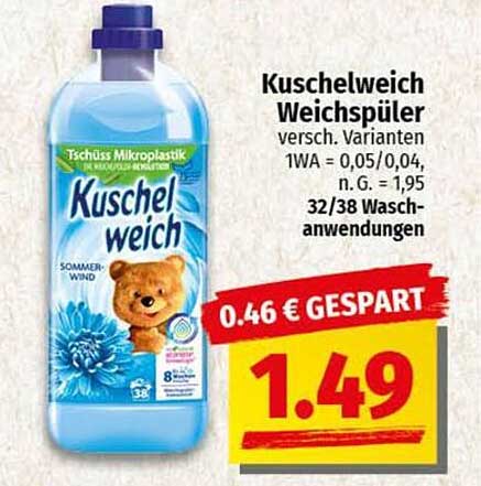 Kuschelweich Weichspüler – Sommer-Wind