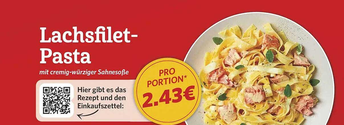 Lachsfilet-Pasta mit cremig-würziger Sahnesoße