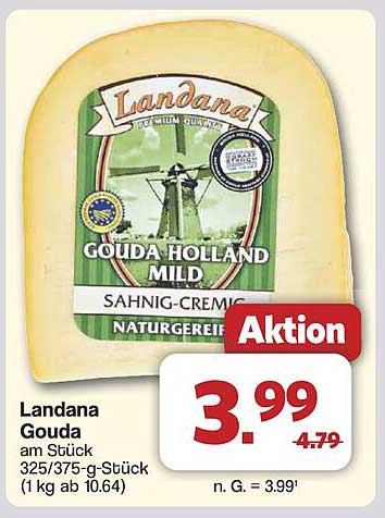 Landana Gouda Holland Mild - Aktionsangebot