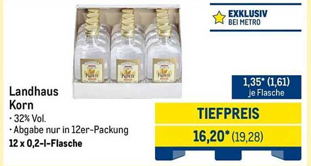 Landhaus Korn - 12er-Packung (0,2 l-Flaschen)