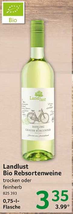 Landlust Bio Rebsortenweine – trocken oder feinherv