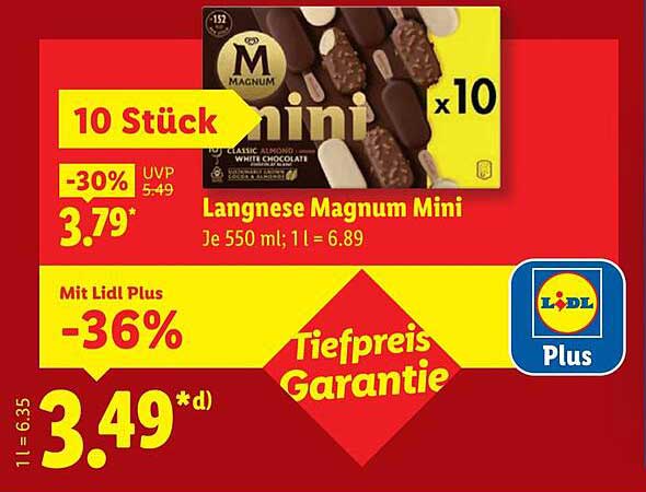 Langnese Magnum Mini - 10 Stück