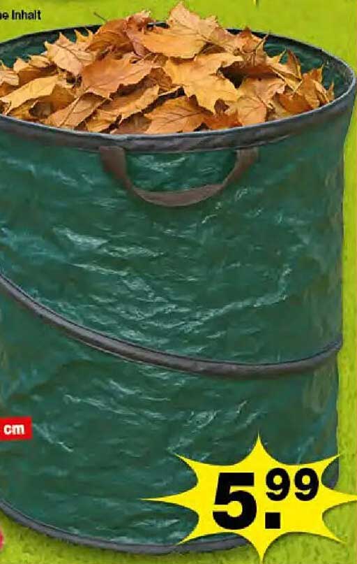 Laubsack für die Gartenarbeit