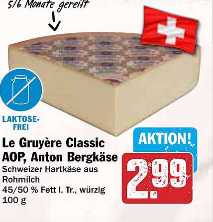 Le Gruyère Classic AOP, Anton Bergkäse