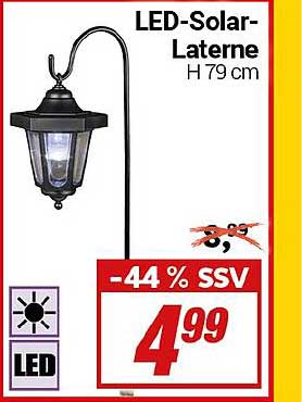 LED-Solar-Laterne H 79 cm