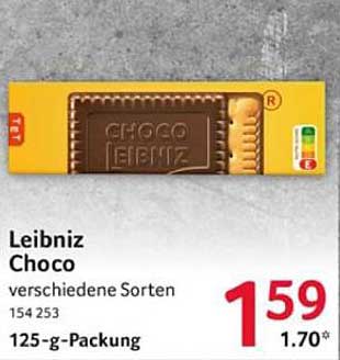Leibniz Choco - verschiedene Sorten 125-g-Packung