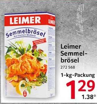 Leimer Semmelbrösel 1-kg-Packung
