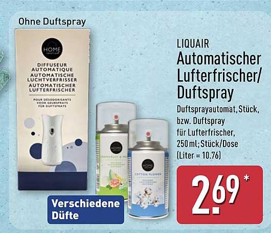 LIQUAIR Automatischer Luftfrischer/Duftspray