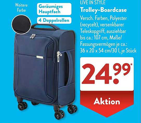 LIVE IN STYLE Trolley-Boardcase