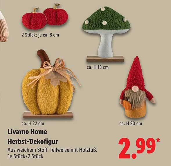 Livorno Home Herbst-Dekofigur