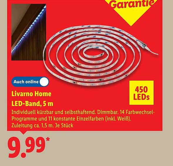 Livorno Home LED-Band, 5 m