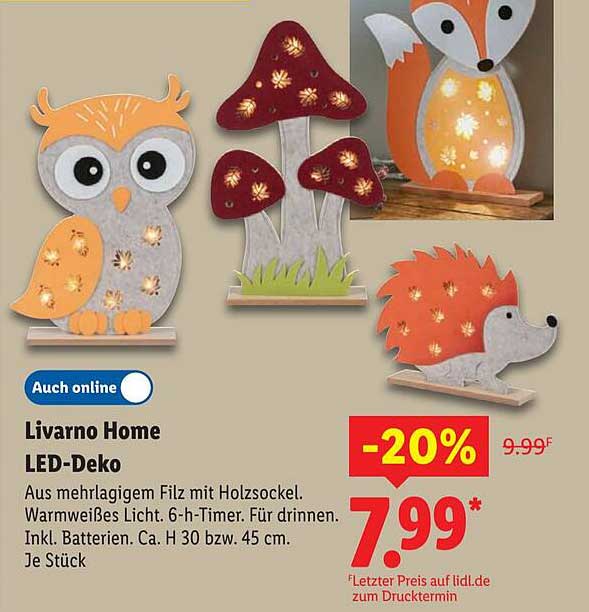 Livorno Home LED-Deko