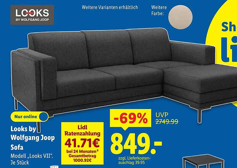 Looks by Wolfgang Joop Sofa Modell „Looks VII“