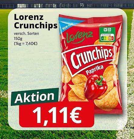 Lorenz Crunchips Paprika 150g
