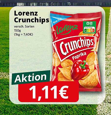 Lorenz Crunchips Paprika 150g