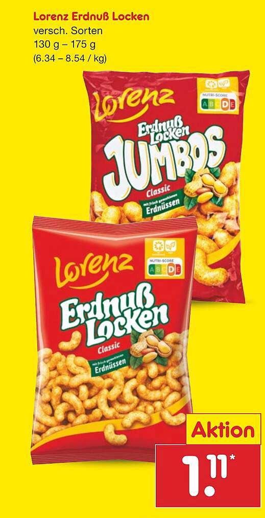 Lorenz Erdnuss Locken - Verschiedene Sorten