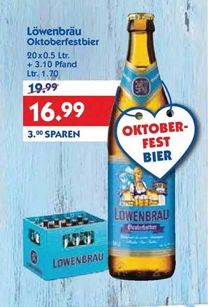 Löwenbräu Oktoberfestbier 20 x 0,5 Ltr.