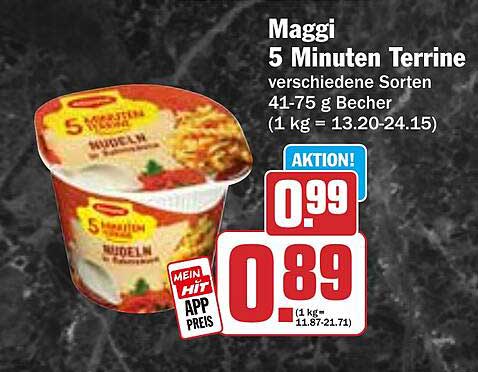 Maggi 5 Minuten Terrine - verschiedene Sorten