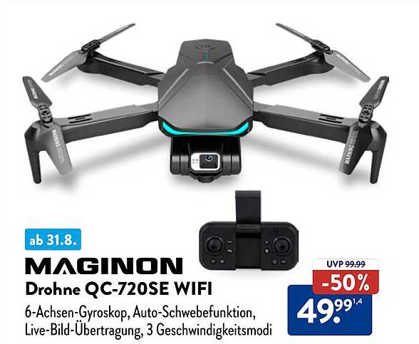 MAGINON Drohne QC-720SE WIFI