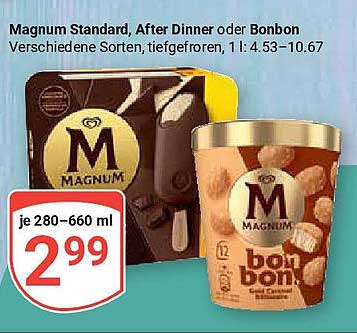Magnum Standard, After Dinner oder Bonbon