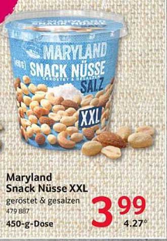 Maryland Snack Nüsse XXL 450 g