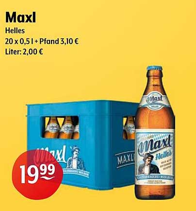 Maxl Helles – 20 x 0,5 l