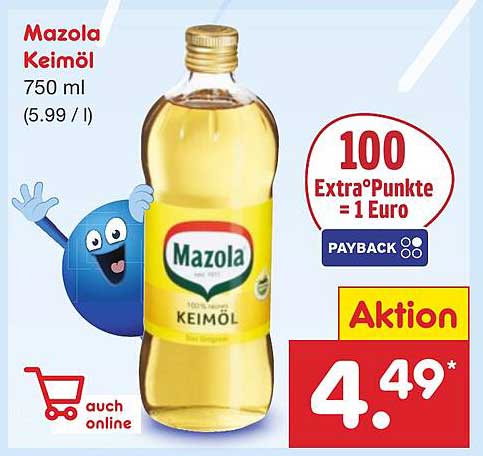 Mazola Keimöl 750 ml