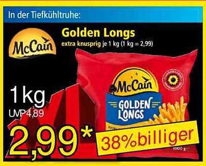 McCain Golden Longs - extra knusprig!