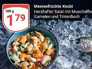 Meeresfrüchte Knobi – Herzhaften Salat mit Muscheln, Garnelen und Tintenfisch