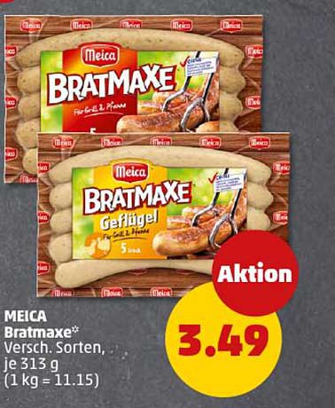MEICA Bratmaxe Verschiedene Sorten, je 313 g
