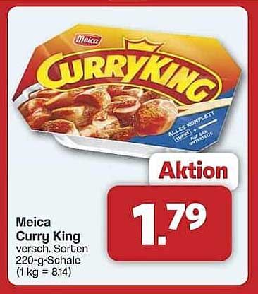 Meica Curry King 220-g-Schale