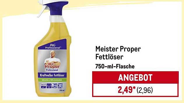 Meister Proper Fettlöser 750-ml-Flasche