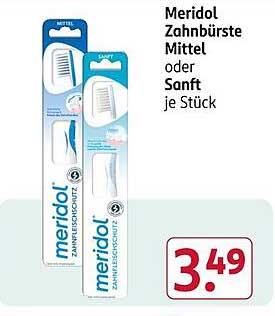 Meridol Zahnbürste Mittel oder Sanft je Stück