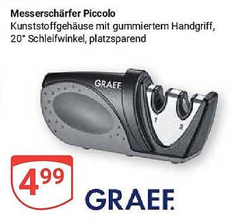 Messerschärfer Piccolo von Graef