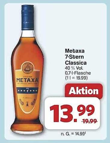Metaxa 7-Stern Classica - 0,7 l Flasche