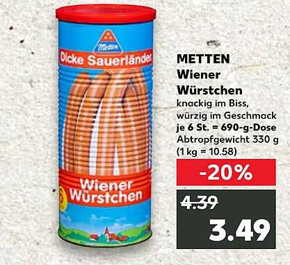 METTEN Wiener Würstchen