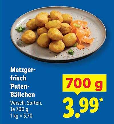 Metzgerfrisch Puten-Bällchen