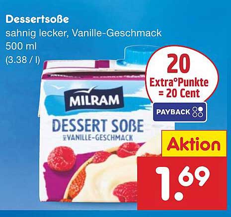 Milram Dessertsoße Vanille-Geschmack 500 ml